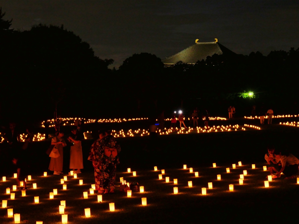 なら燈花会(春日野園地)