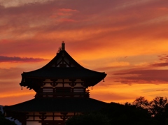 平城京の夕焼け 2