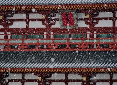 古都奈良にも雪が・・。2