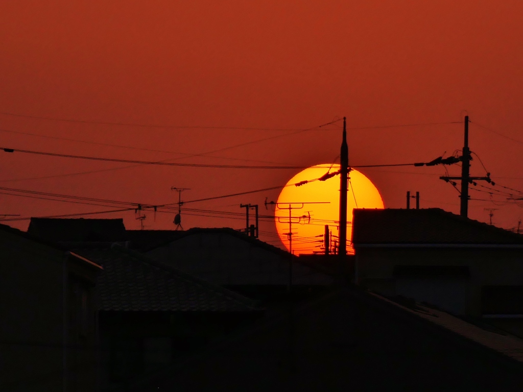 沈む夕陽1