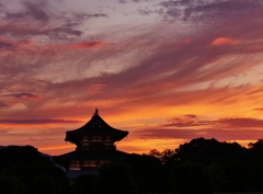 平城京の夕焼け 3