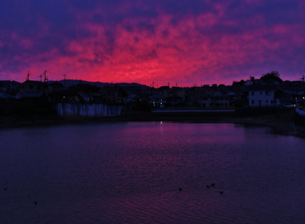 残照の夕空1