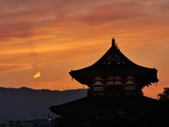 夕焼けの大極殿2