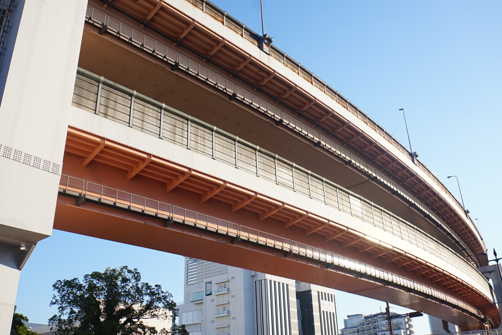 黄金色の高架