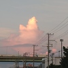 色づく空と雲