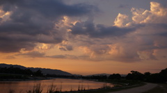 夏の夕空