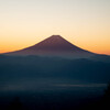 赤富士　甘利山