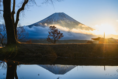 ちょこっと逆さ富士
