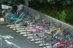 駐輪場のパレット