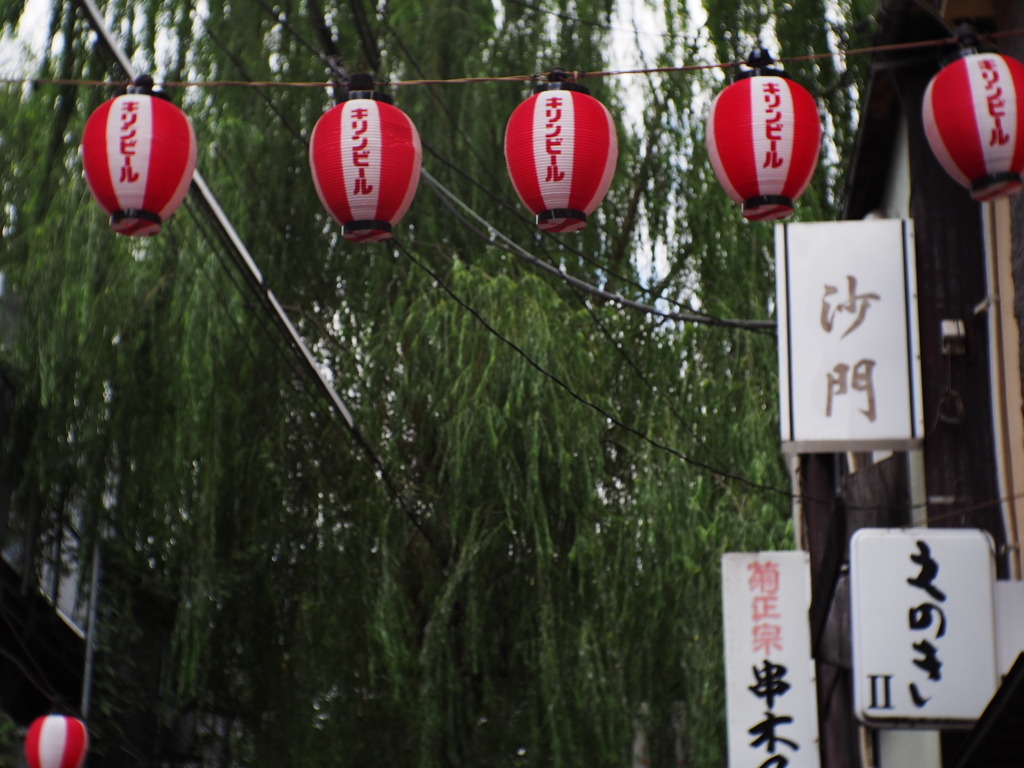 横丁と提灯