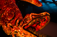 東京駅に恐竜現る