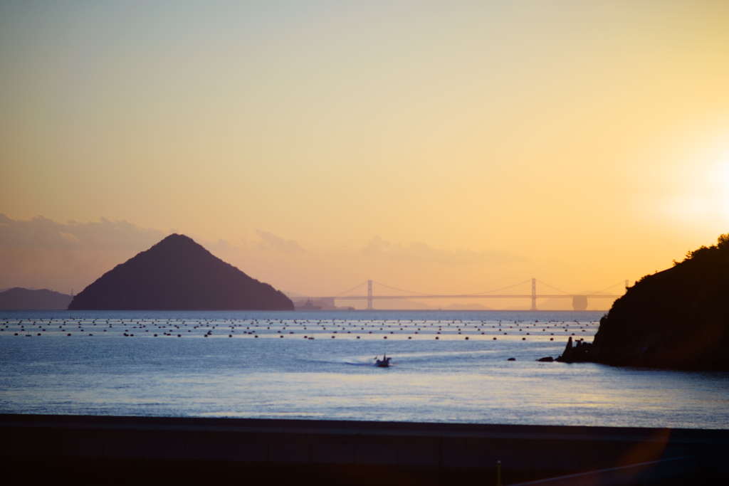 瀬戸内の夕日