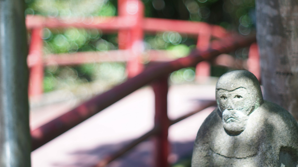 青麻神社の猿