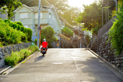 坂道の登り方