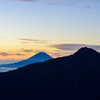 富士山と北岳