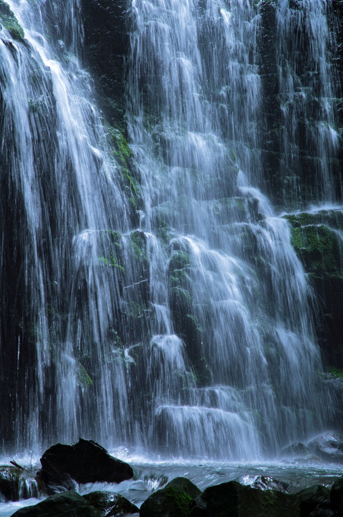 flow of silk thread