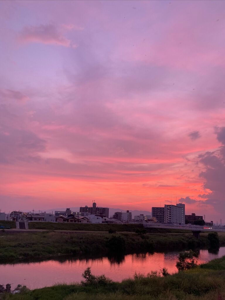感動の夕焼け！