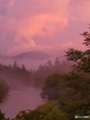 上高地夕暮れ