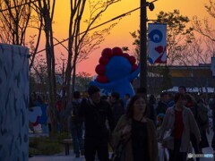 夕暮れ