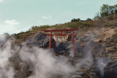 湯けむり神社