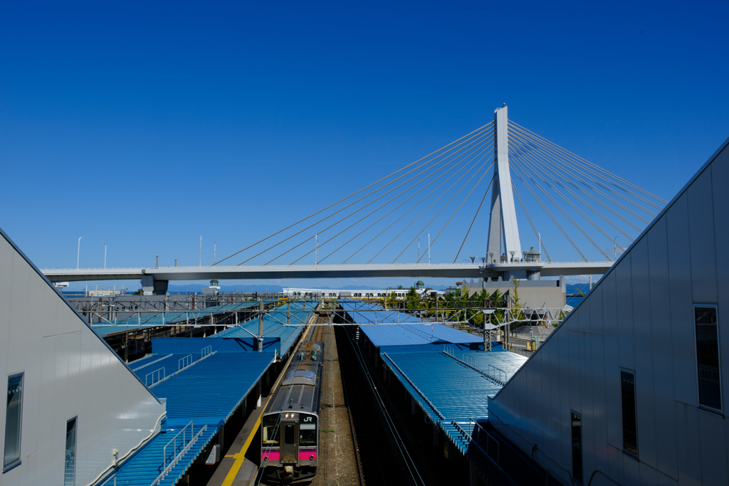 JR青森駅3番線乗り場