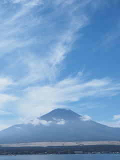 秋雲と富士山