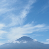秋雲と富士山