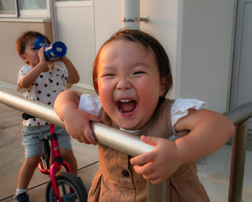 父親の気持ちとは裏腹に、、、（そろそろ帰りたい）