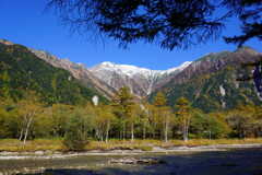 穂高のある風景