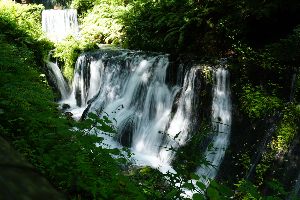 白糸の滝の下流