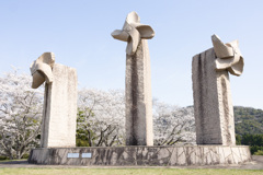 石のかざぐるま