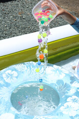 水遊び