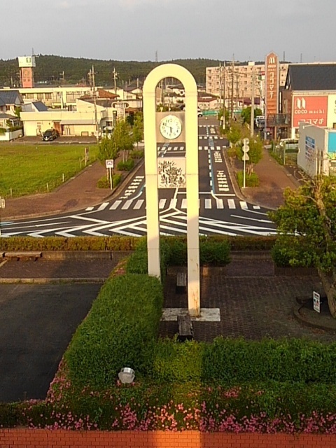 夕方の時計台（5月24日）