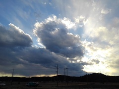 大きい雲（1月9日）