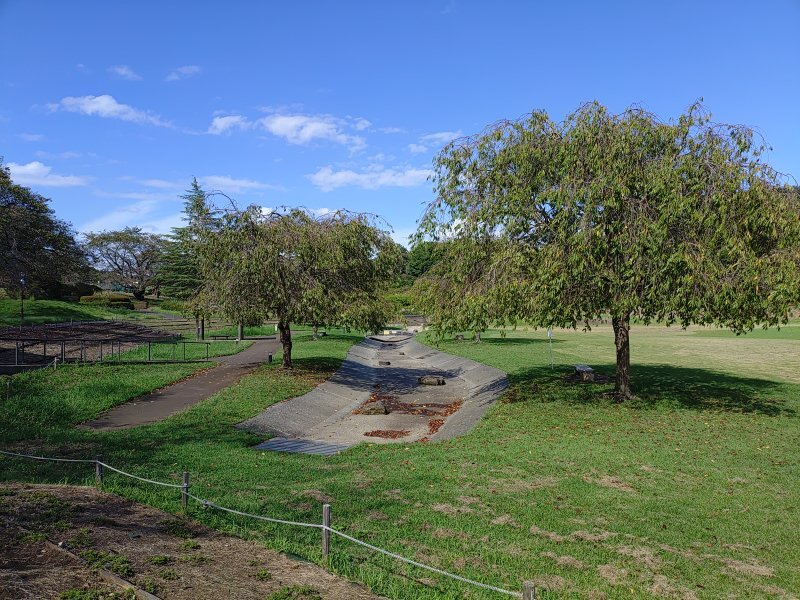 長峰公園の小川の広場（9月19日）