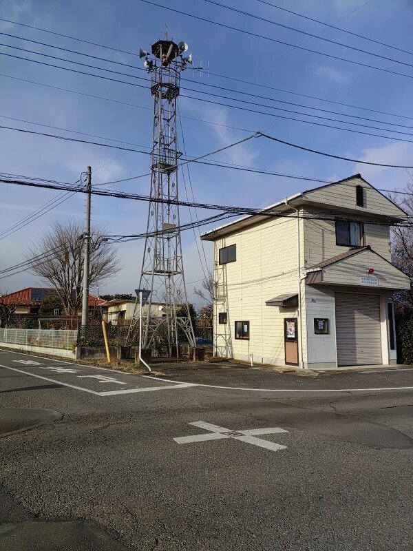 火の見やぐらみたいな鉄塔（1月20日）
