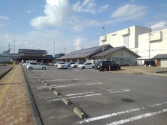 道の駅の駐車場（8月25日）