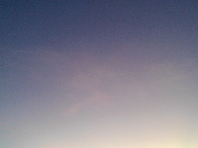 夕日（10月1日）
