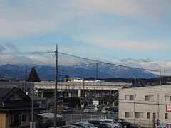 屋上からの市街地（1月26日）
