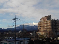屋上からの高原山（1月26日）