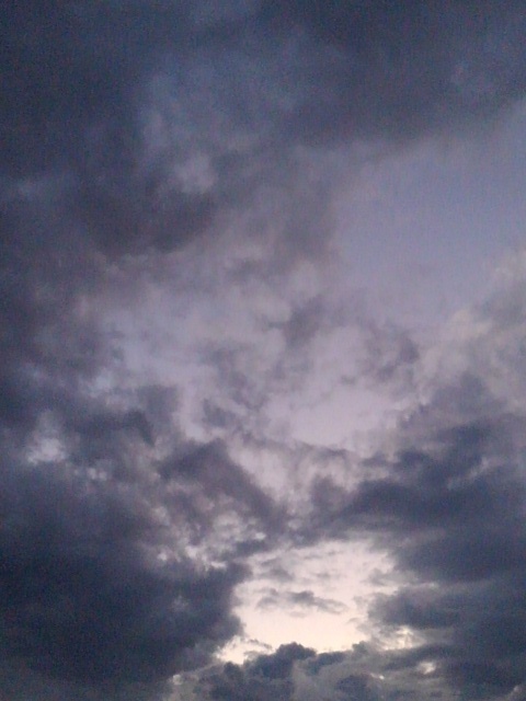 夕方の空（9月28日）