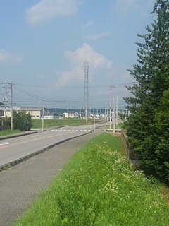 鉄塔のある景色（7月6日）