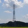 鉄塔と入道雲（8月28日）