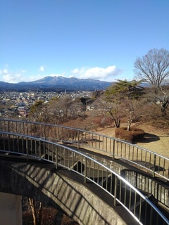 螺旋階段と高原山（1月1日）