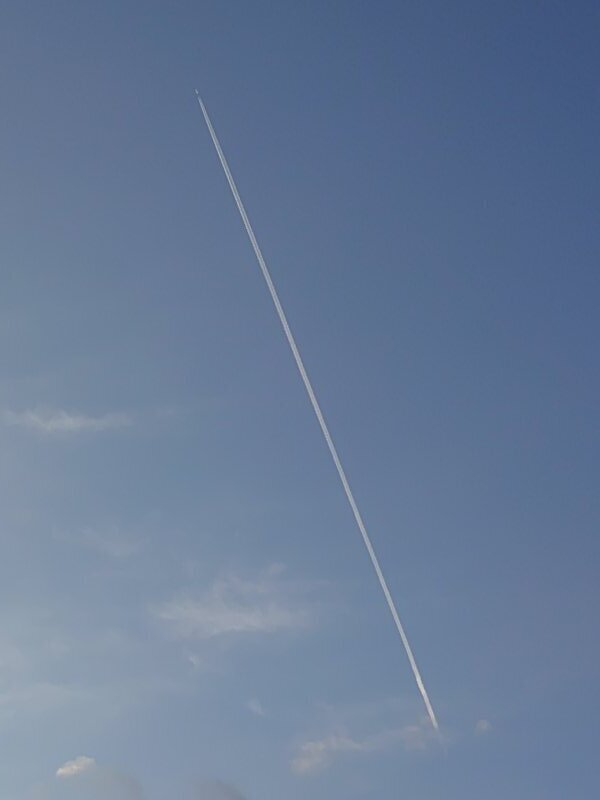 飛行機雲（12月2日）