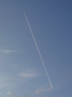 飛行機雲（12月2日）