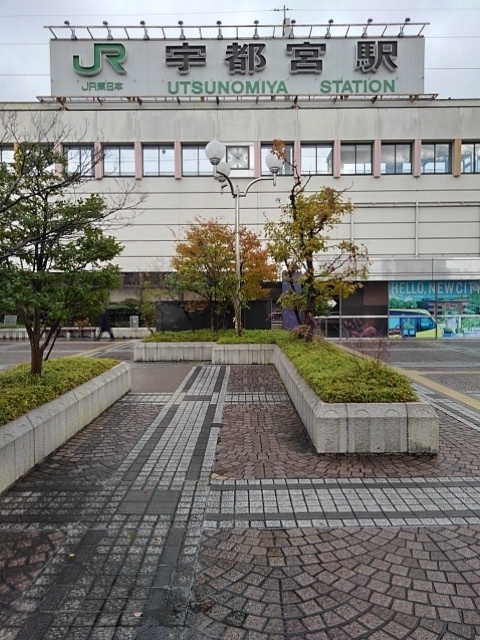 宇都宮駅の建物（11月17日）