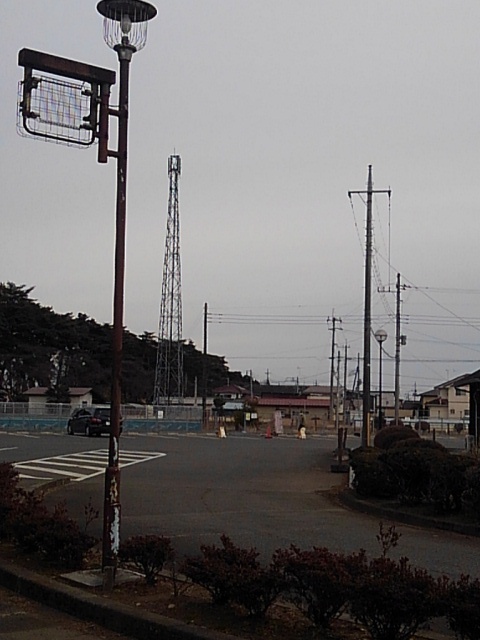 烏ヶ森公園の駐車場（2月1日）