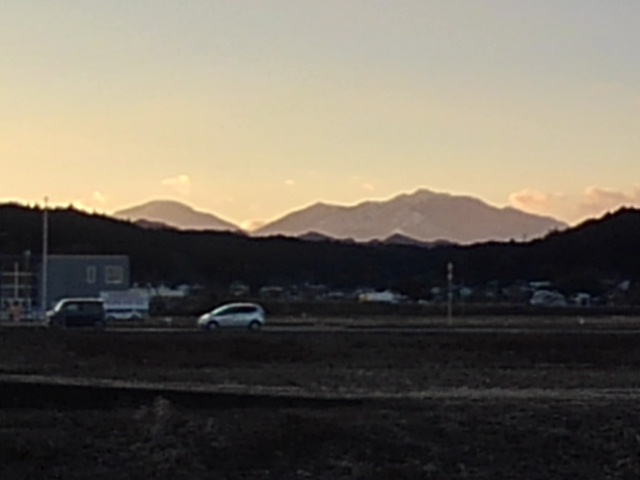 日光の山（1月17日）