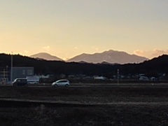 日光の山（1月17日）